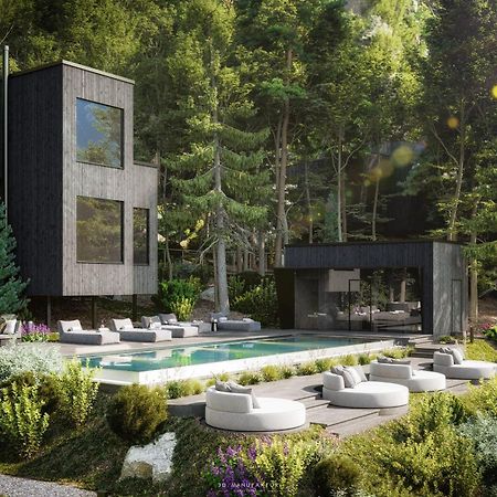Hotel Fischerwirt Natur Waldspa Faistenau Exteriör bild