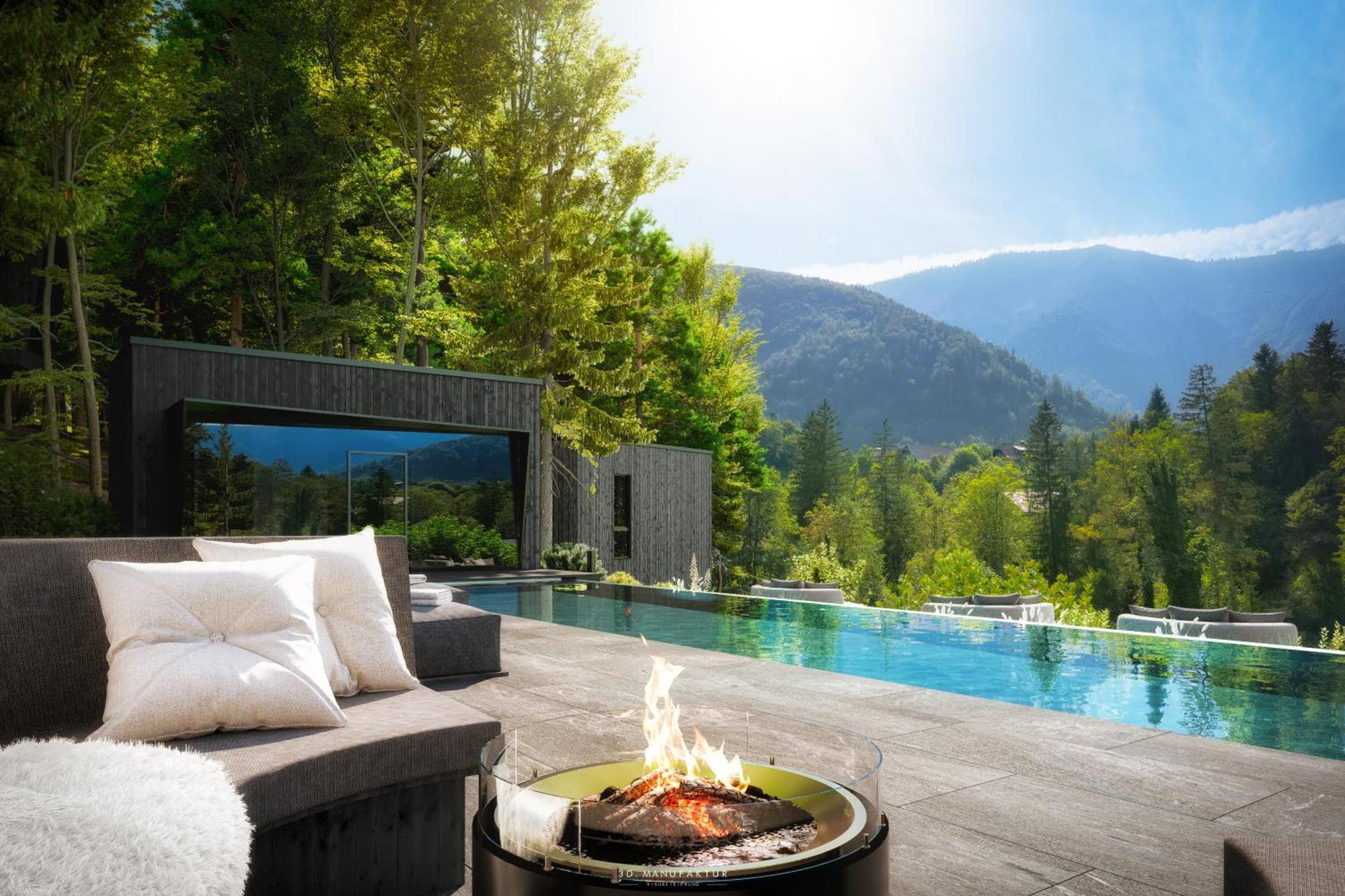 Hotel Fischerwirt Natur Waldspa Faistenau Exteriör bild